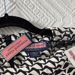 Vineyard Vines Black and White Mini Dress